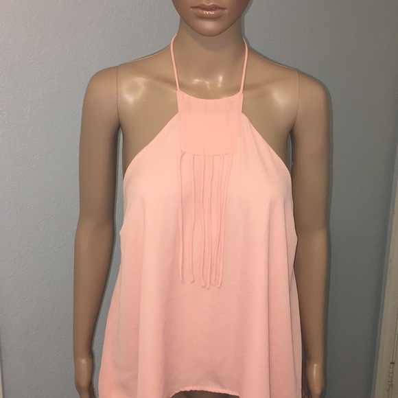 Lucy Love Tops - Sexy peach halter top Lucy Love Tops - Sexy peach halter top